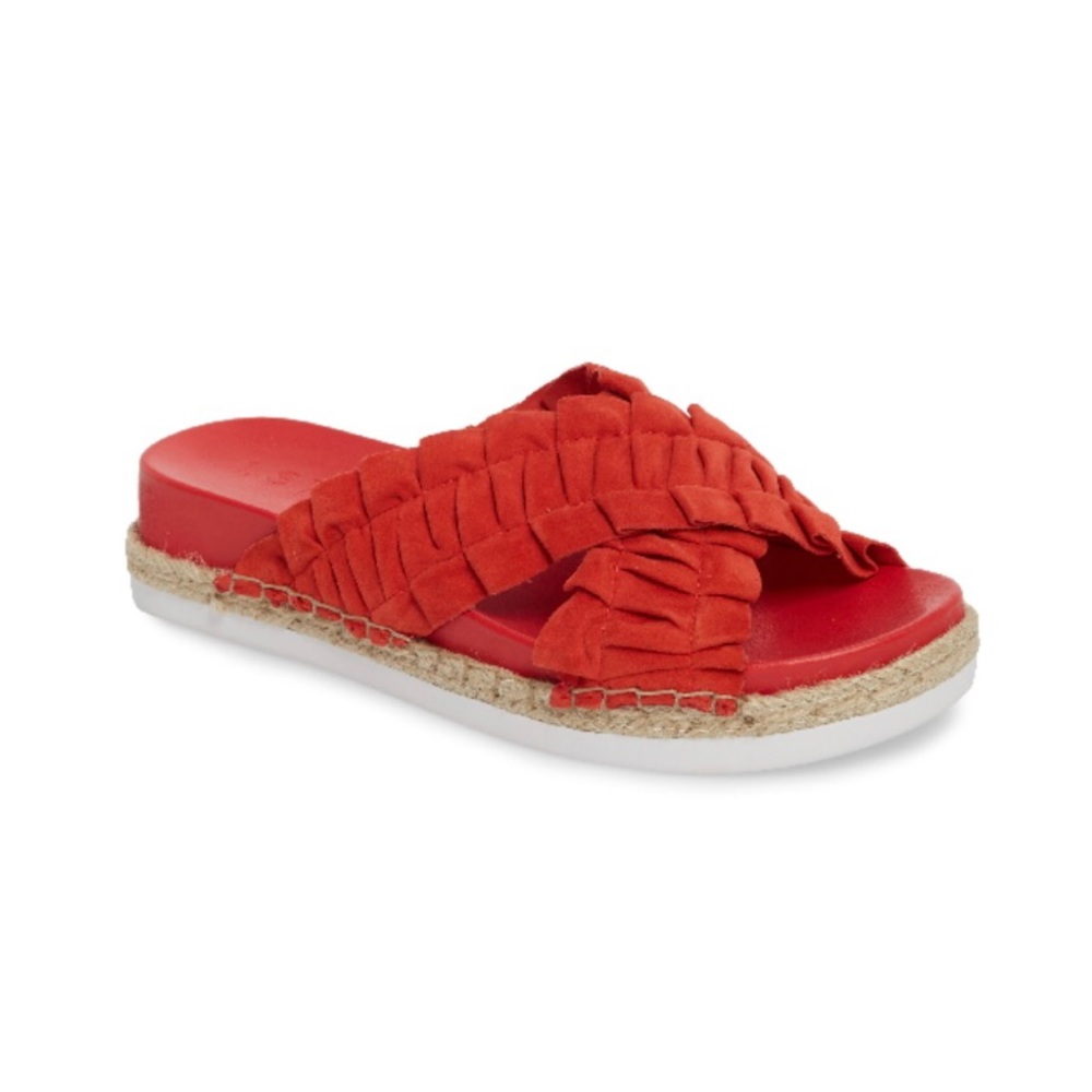 *BNIB* 1.State | Red ‘Salyn’ Slide Sandals